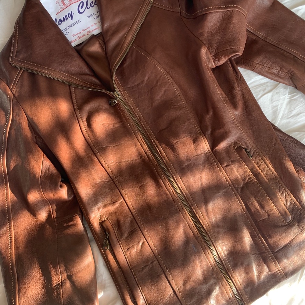 authentic leather coat